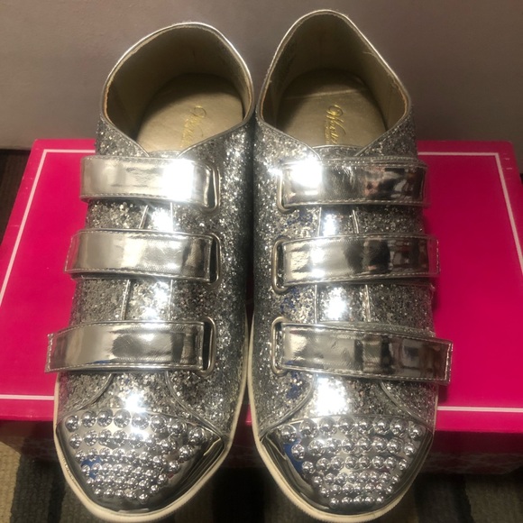 Silver sparkle sneakers - Picture 2 of 7